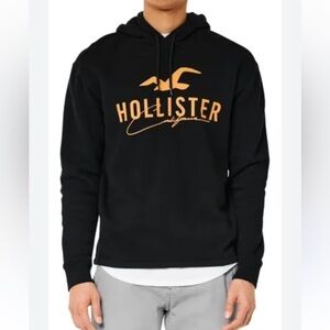 Hollister Black and Yellow Crewneck Sweater Men’s small